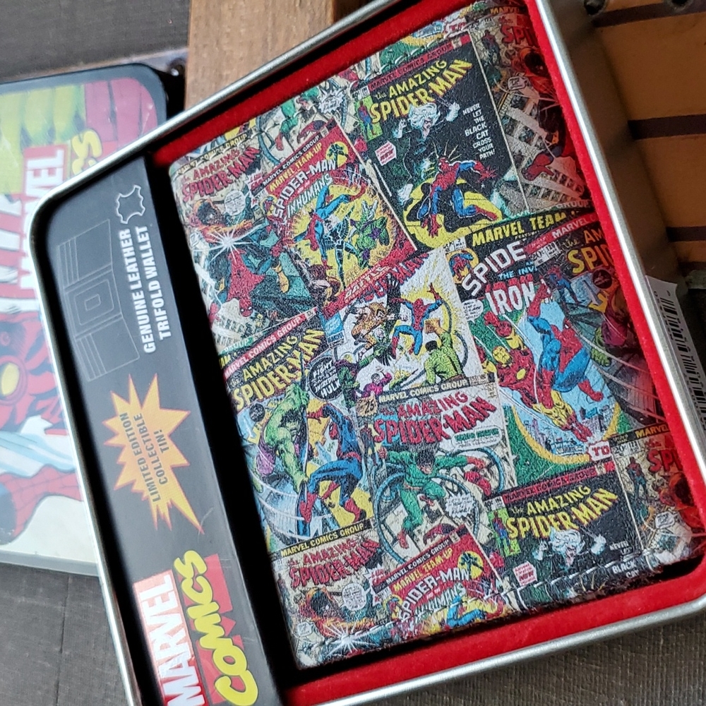 New! Spiderman Comic Cover Wallet